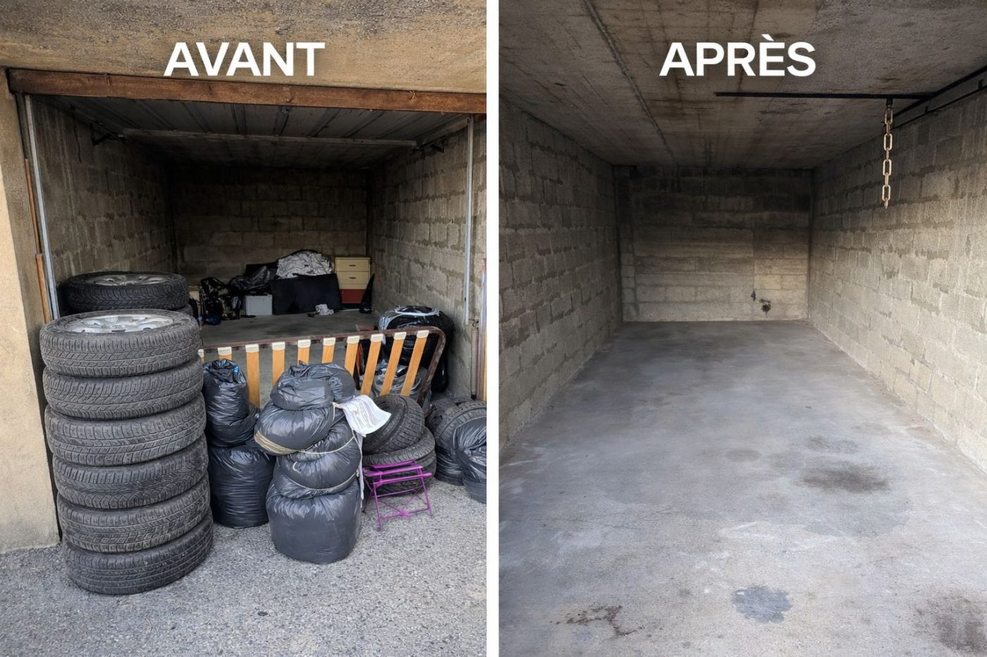 DÉBARRAS NET 74 - Avant/Après intervention 8